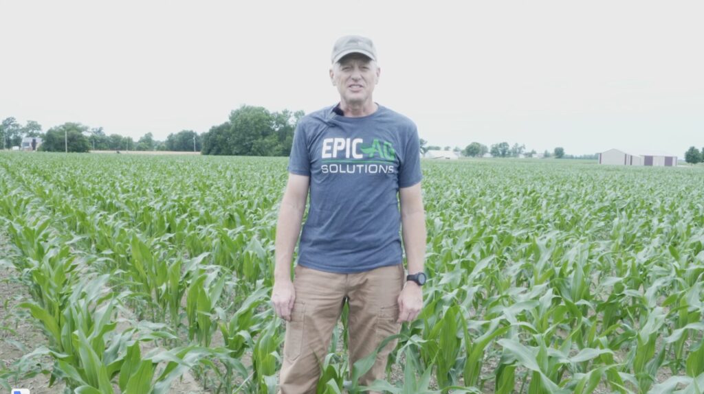 Tom Uthell in Corn Field
